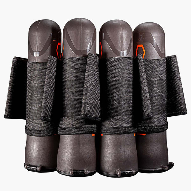 CRBN Paintball SC Harness 4 Pod Black Heather front