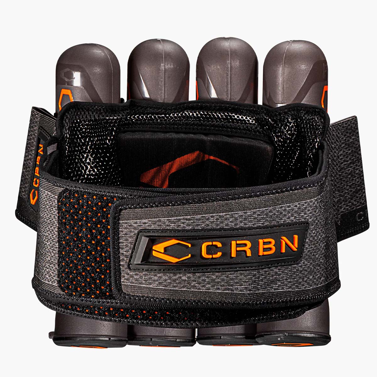 CRBN Paintball SC Harness 4 Pod Black Heather back