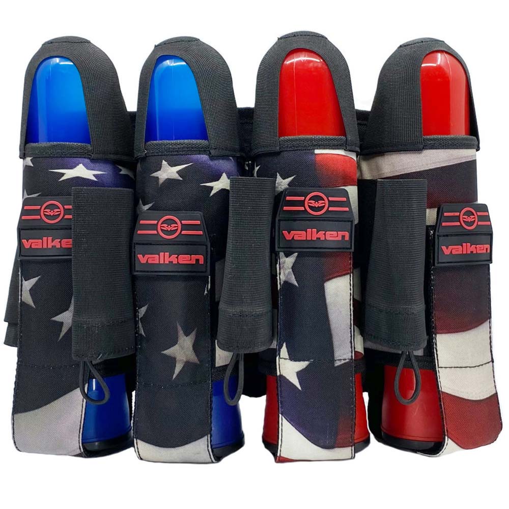 Valken Fate GFX 4+3 Paintball Pack Merica RWB