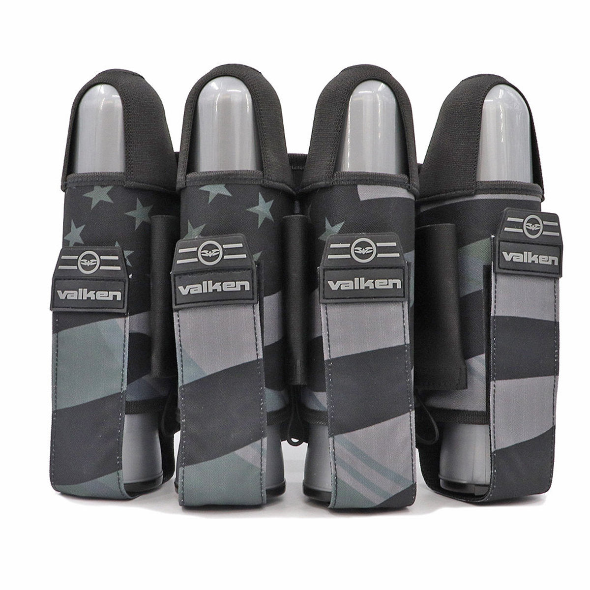 Valken Fate GFX 4+3 Paintball Harness Merica Silver