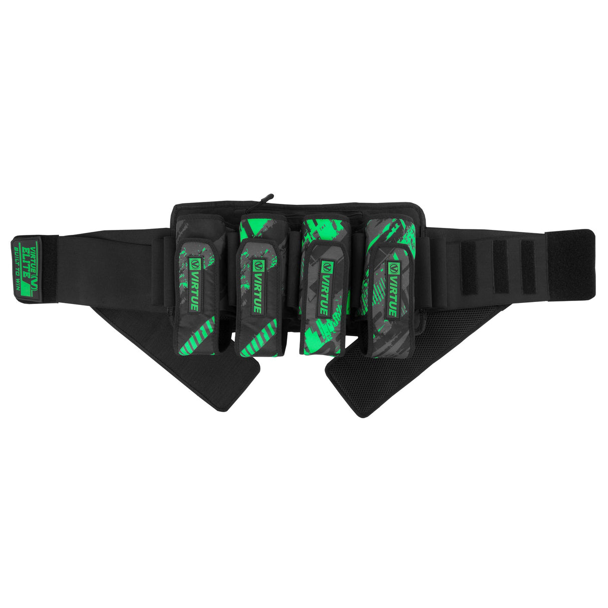 Virtue Elite Paintball Harness 4+7 Graphic Lime