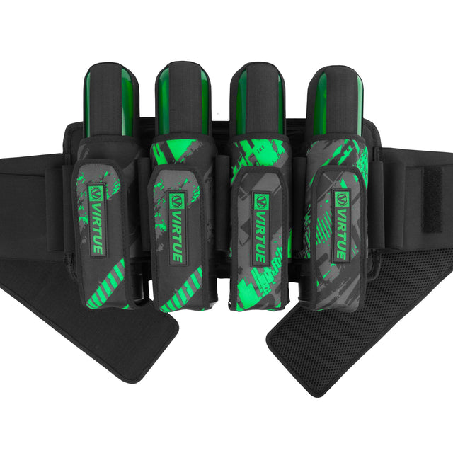 Virtue Elite Paintball Harness 4+7 Graphic Lime