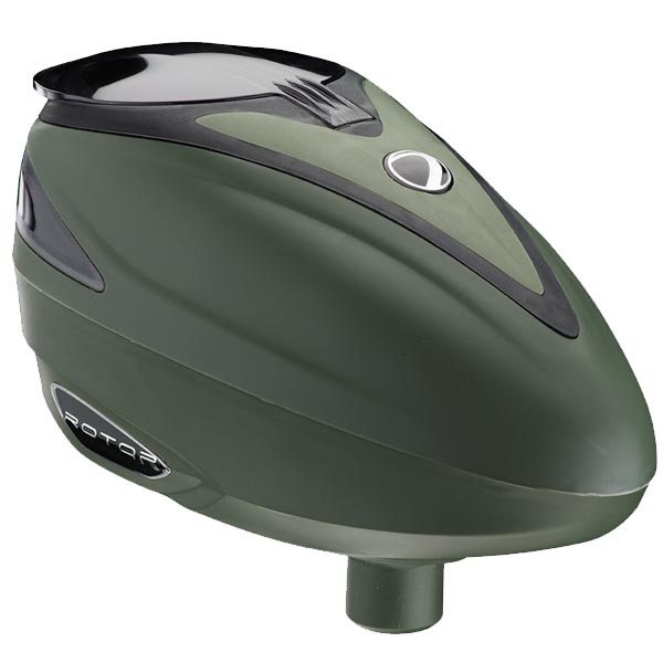Dye Rotor Paintball Loader - Olive Black