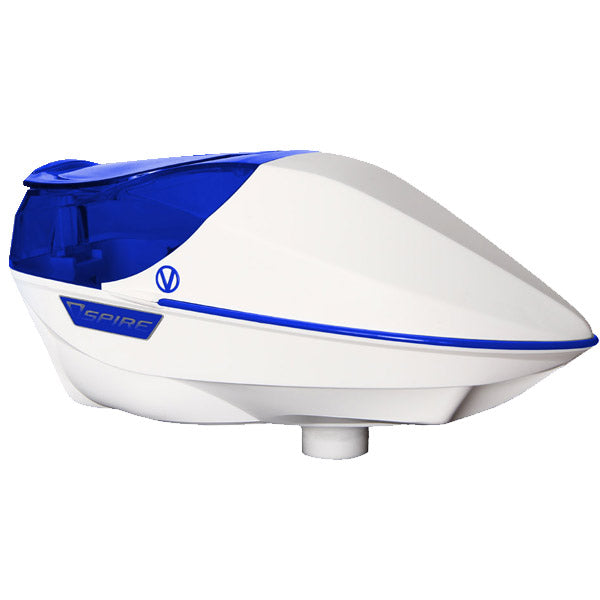 Virtue Spire 200 Paintball Hopper White Blue