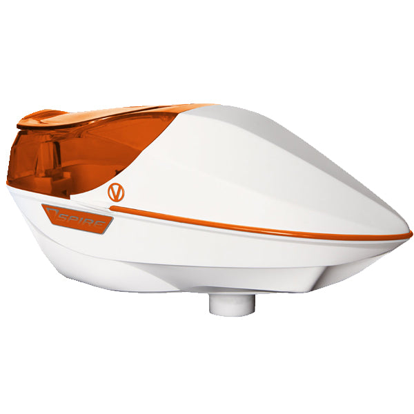 Virtue Spire 200 Paintball Hopper White Orange