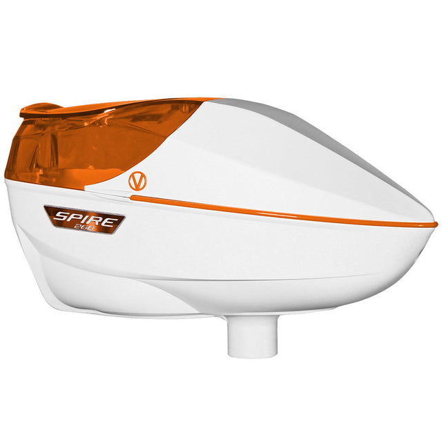 Virtue Spire 260 Paintball Hopper White Orange