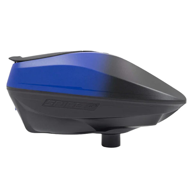 Virtue Spire iR2 Loader Blue Black Fade side view on a white background