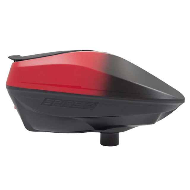 Virtue Spire iR2 Loader Red Black Fade side view on a white background