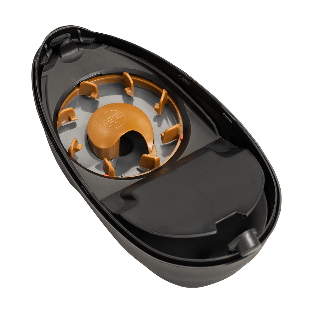 FF Funnel Feed Kit for Dye Rotor shown installed