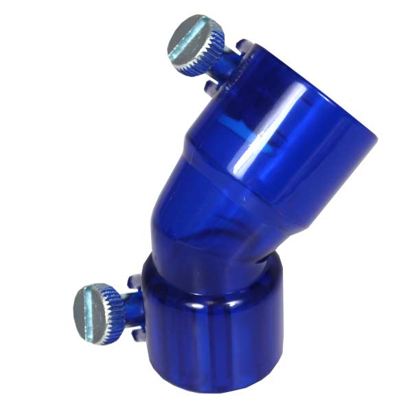 Extreme Rage Deluxe 7/8 Inch Locking Elbow Blue with screws