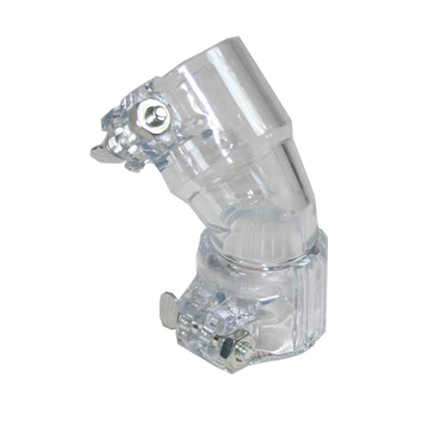 GXG Bent Paintball Elbow Clear