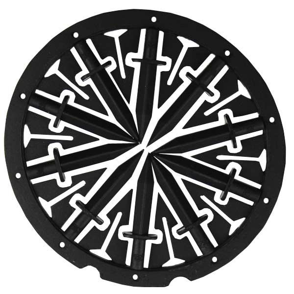 KM Dagger Spine Speed Feed for Dye Rotor Black