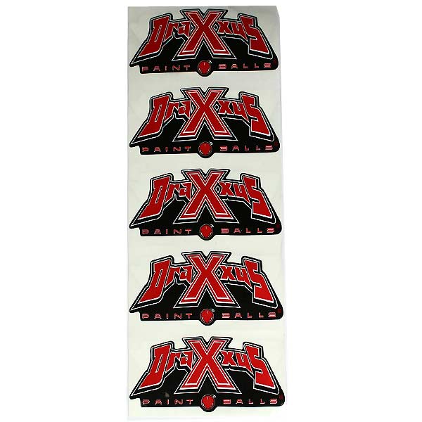 500 Billes De Paintball Draxxus Comte Rouge/orange - Neuves