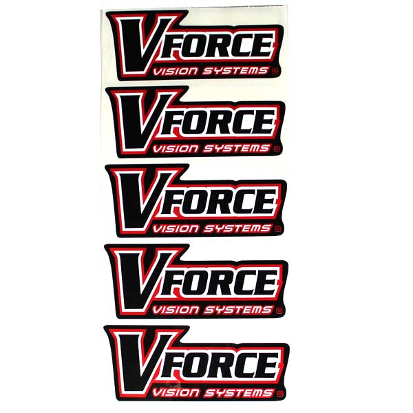 Set of V Force Vision Systems logos on a white background