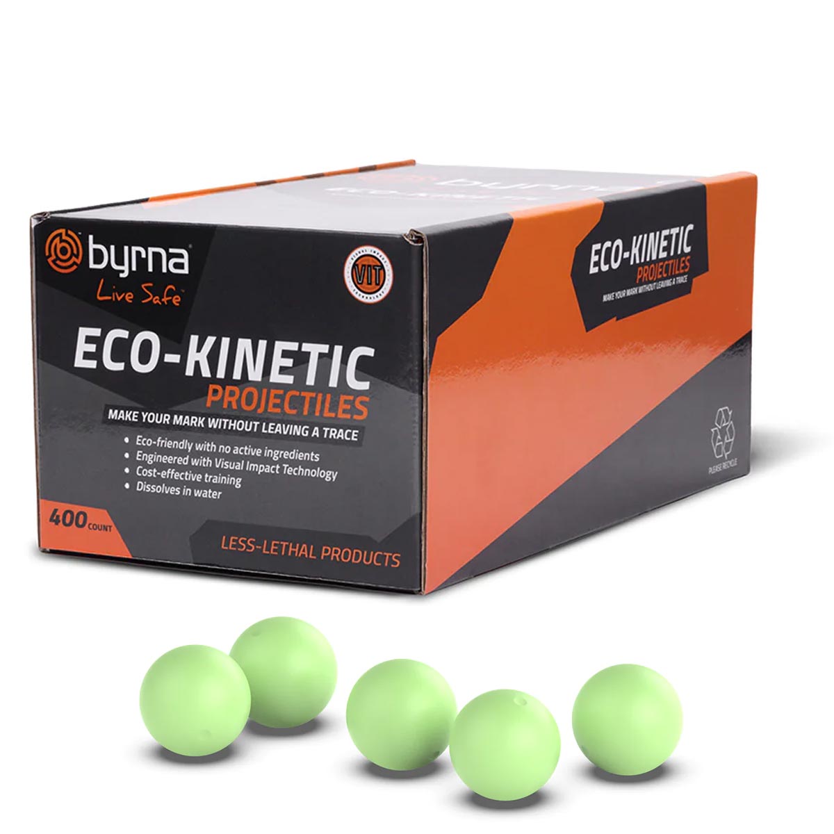 Byrna ECO Kinetic .68 Caliber Projectiles 400 Pack