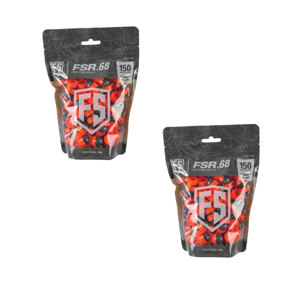 First Strike Rounds 300 Count Smoke Orange Shell Orange Fill