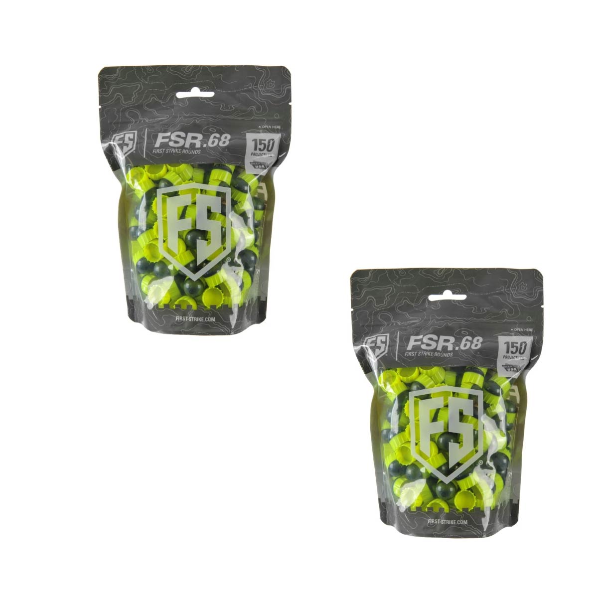 First Strike Rounds 300 Count Smoke Yellow Shell Yellow Fill