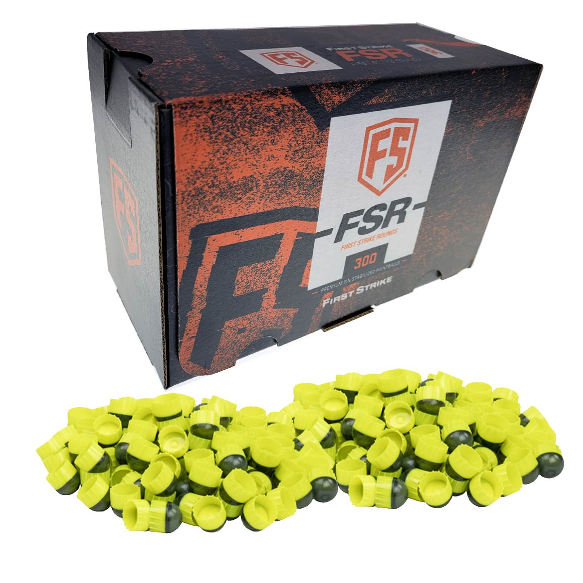 First Strike Rounds 300 Count Smoke Yellow Shell Yellow Fill