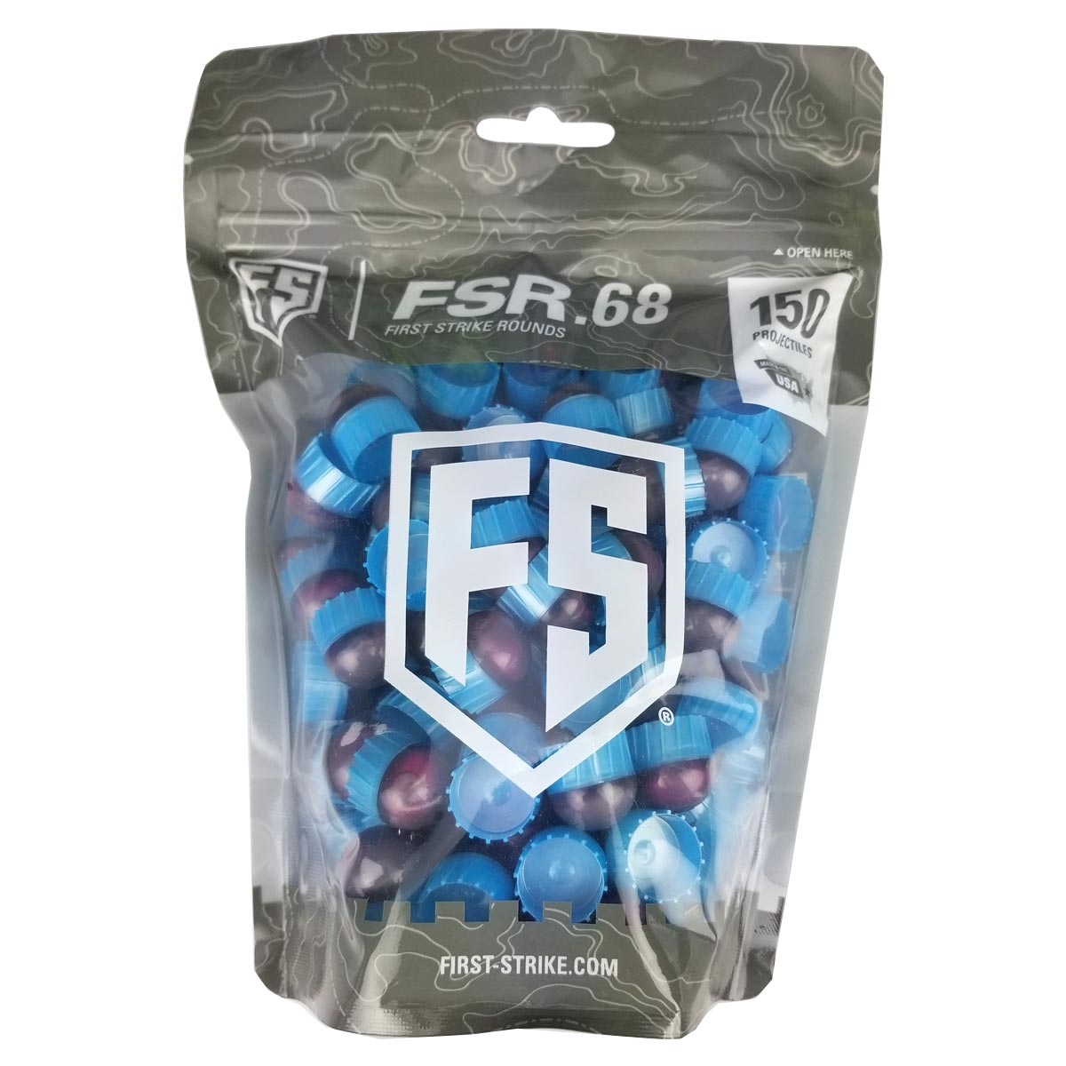 First Strike Rounds 150 Count Smoke Sky Blue Shell Pink Fill