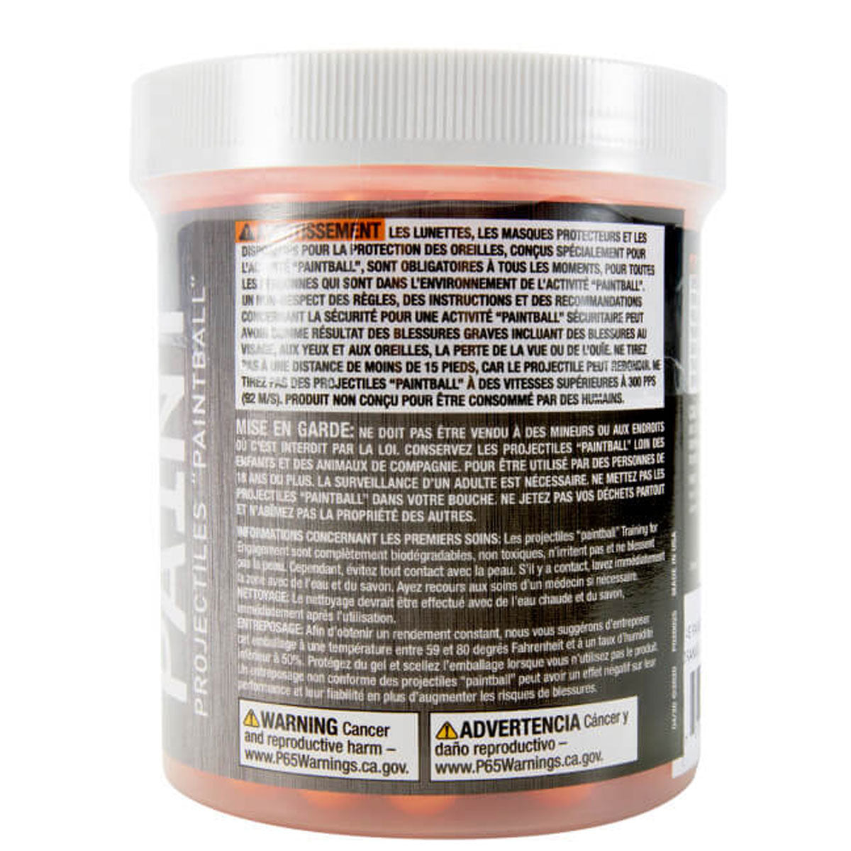 T4E .50 Caliber Paintballs Orange Fill 250 Count