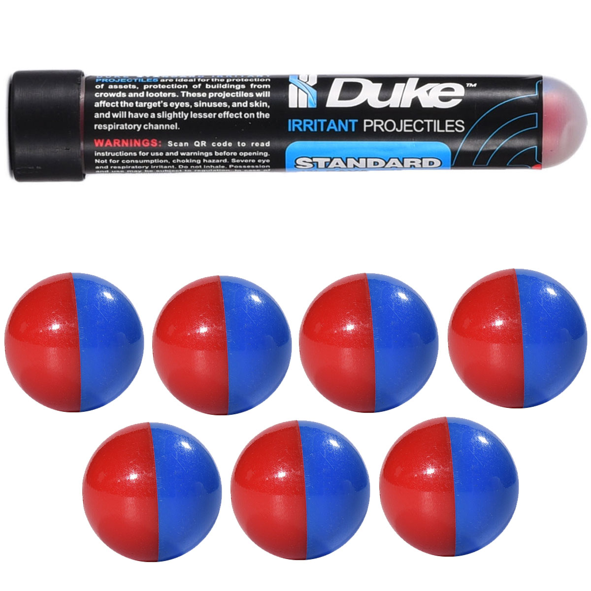 Duke Standard Irritant .68 Caliber Projectiles 7 Count
