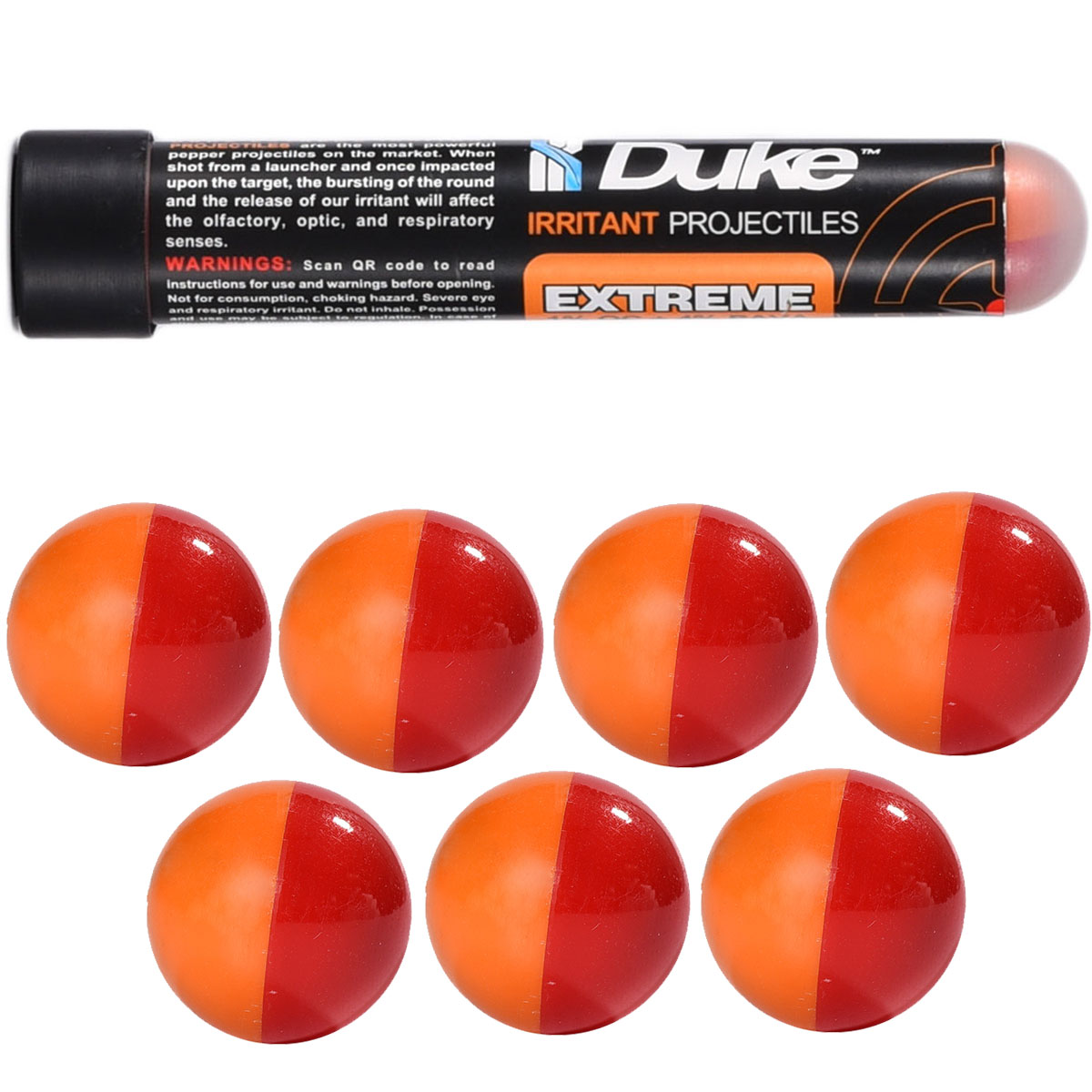 Duke Extreme Irritant .68 Caliber Projectiles 7 Count