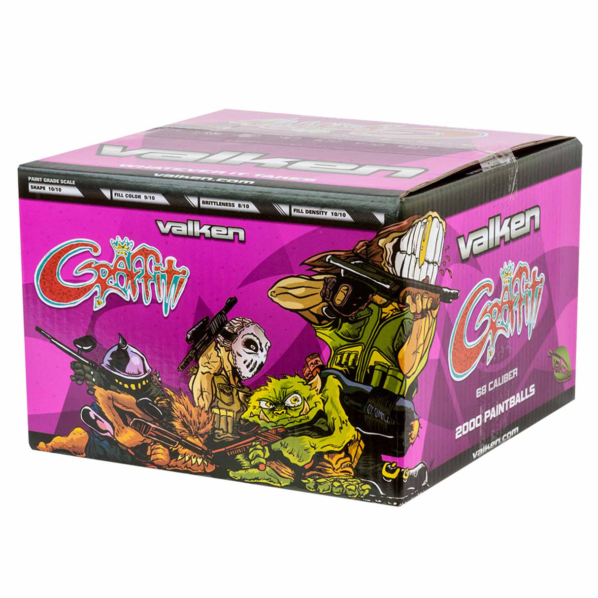 Valken Graffiti Paintballs 2000 Rounds Pink Fill