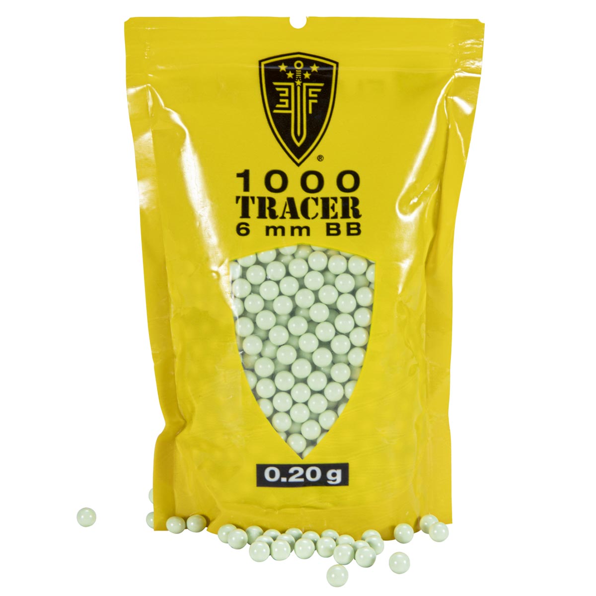 Elite Force Tracer 6MM .20G Airsoft BBs Light Green 1000CT in package