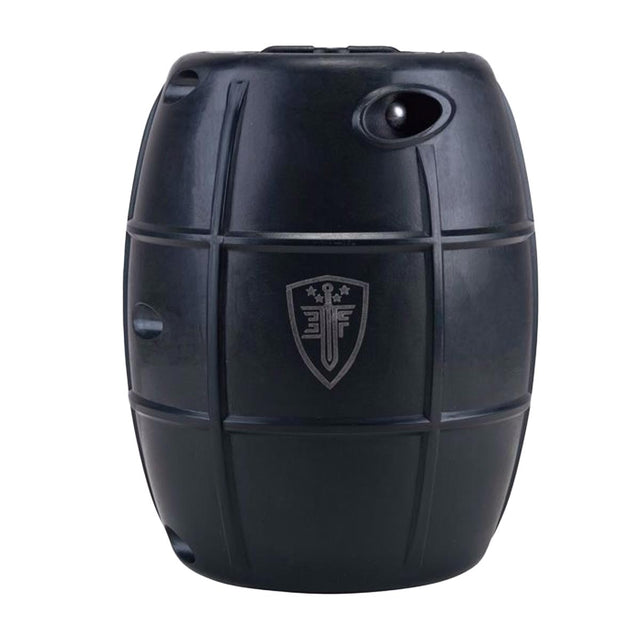 Elite Force Hailstorm GBB Airsoft Grenade Black on a white background