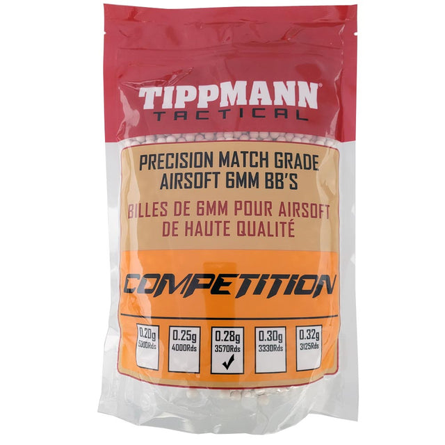 Tippmann Precision Match Grade Airsoft BBs 6mm .28g White 3570CT