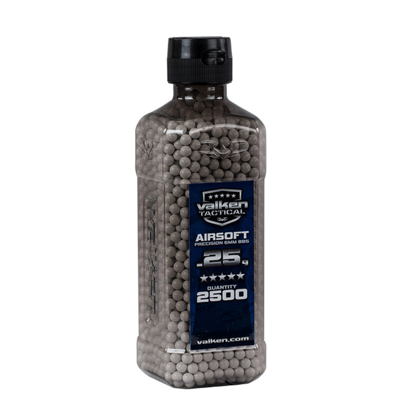 Valken Tactical 6MM .25g Airsoft BB's White 2500CT
