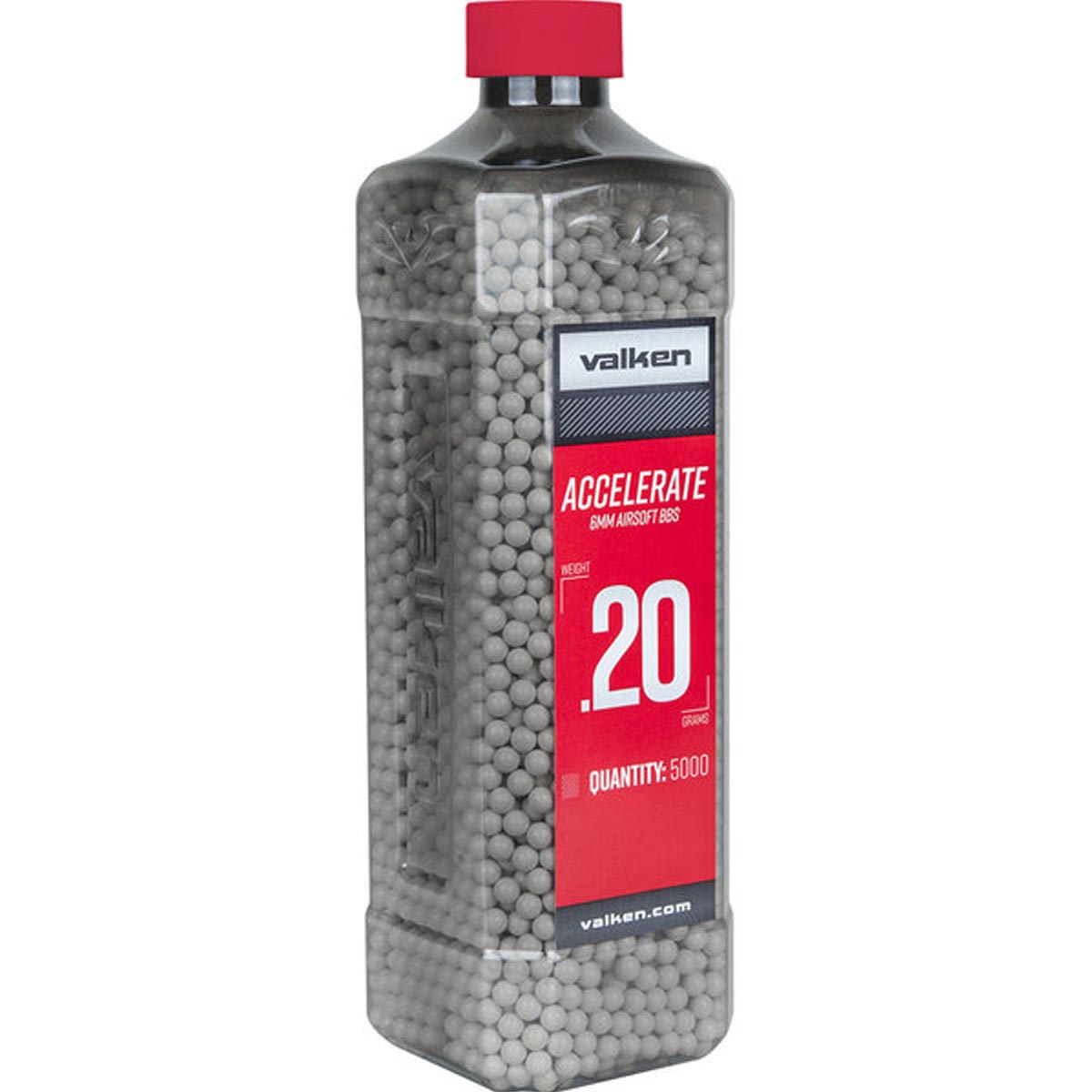 Valken Accelerate 6MM .20g Airsoft BBs White 5000CT