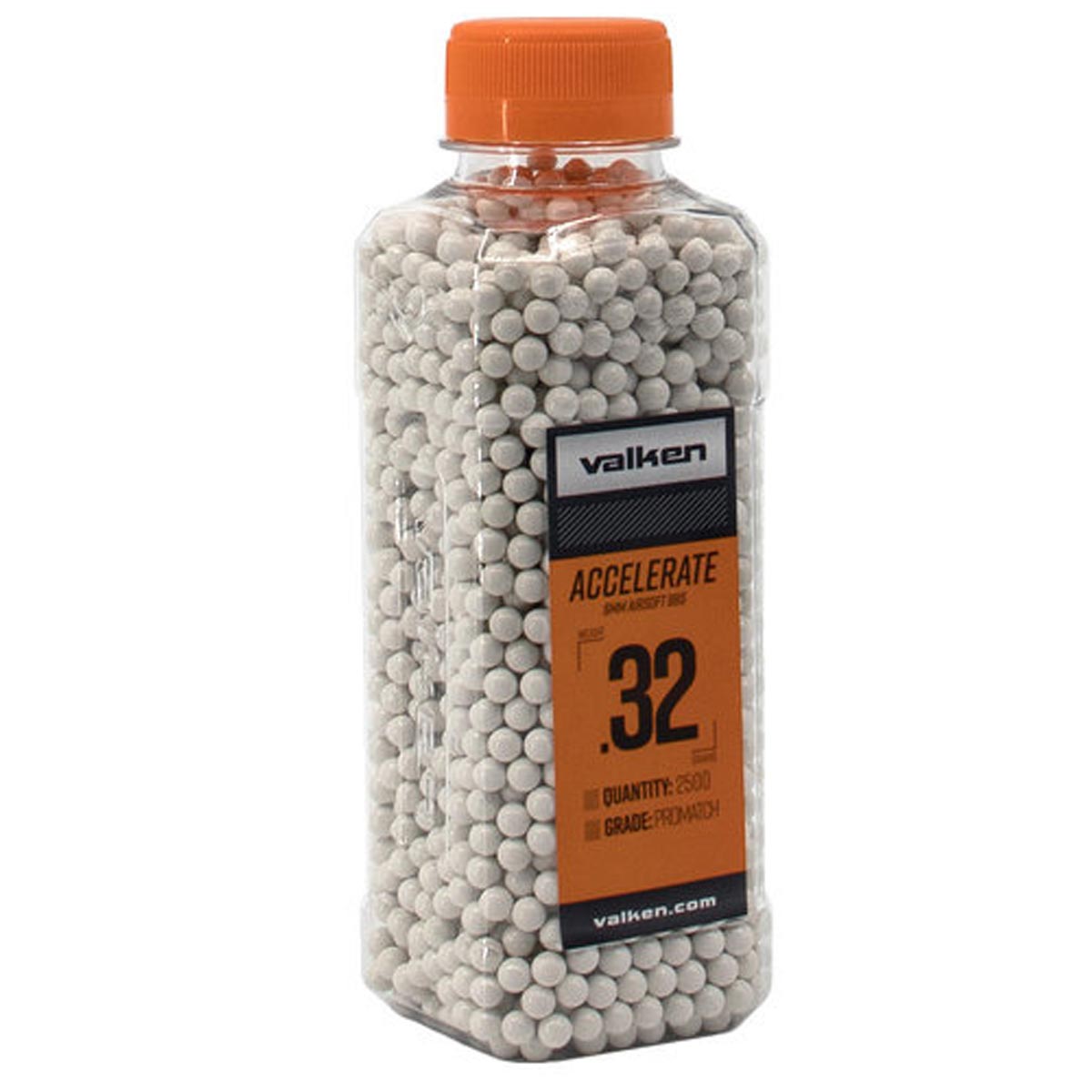 Valken Accelerate 6MM .32g Airsoft BBs White 2500CT