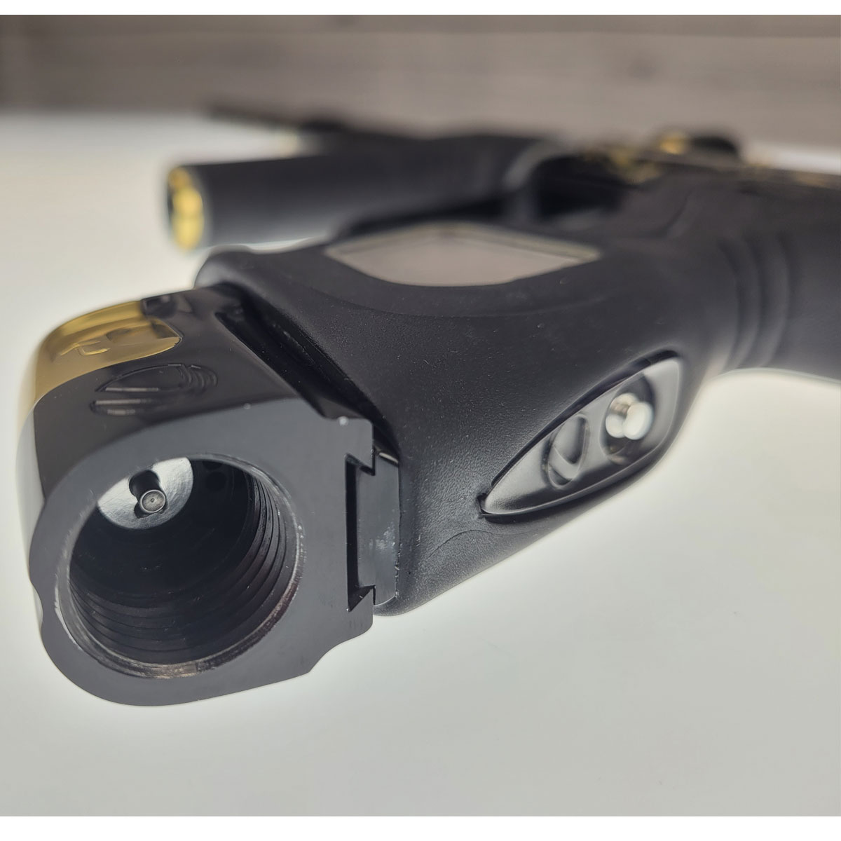 Dye M3+ Paintball Marker Gold w case and wireless charger USED