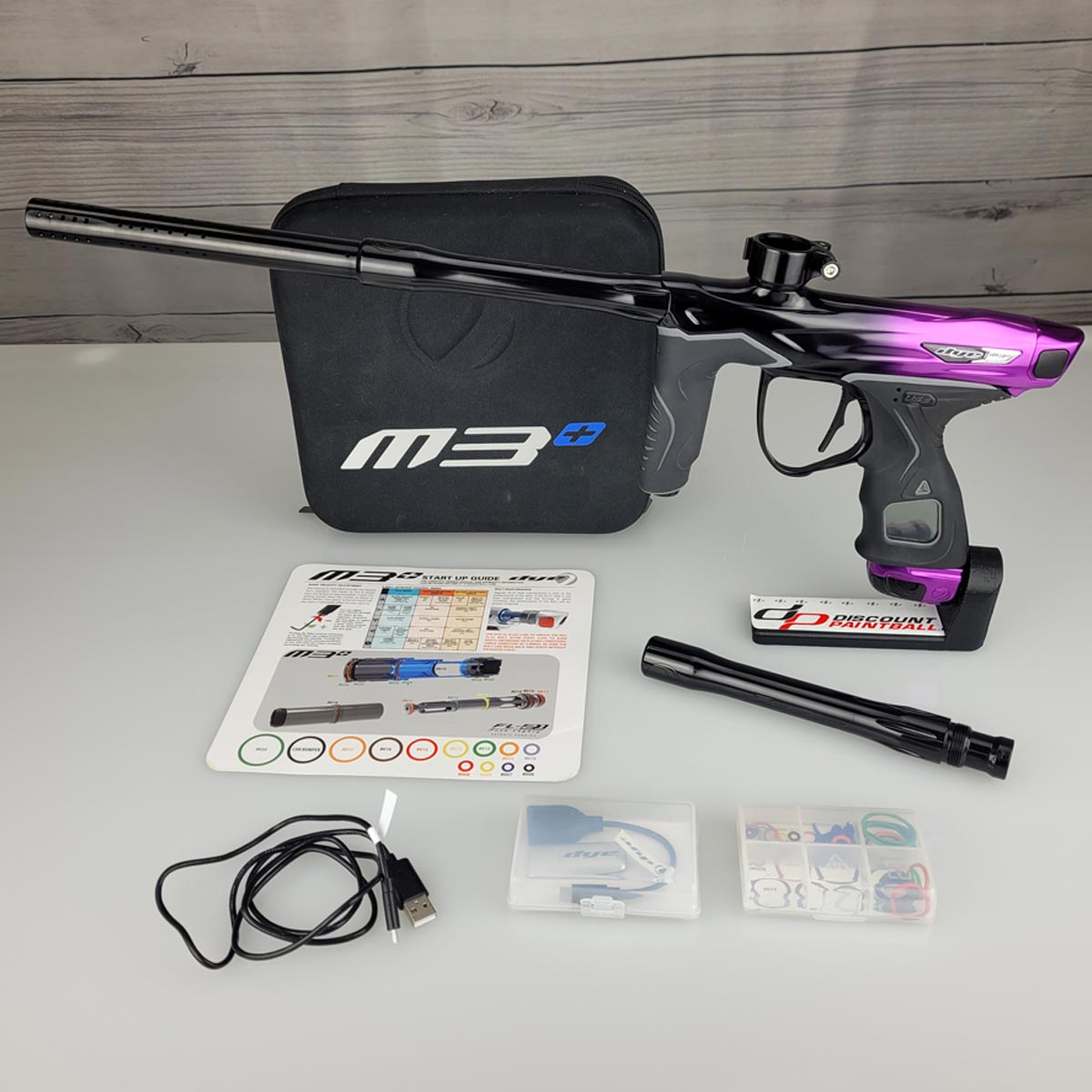 USED Dye M3+ Paintball Marker Purple Black