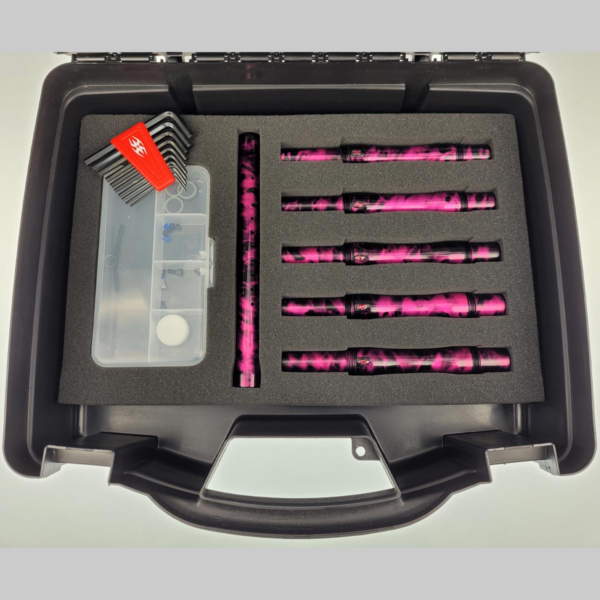 Empire Resurrection Autococker Pink Splash w barrel kit USED