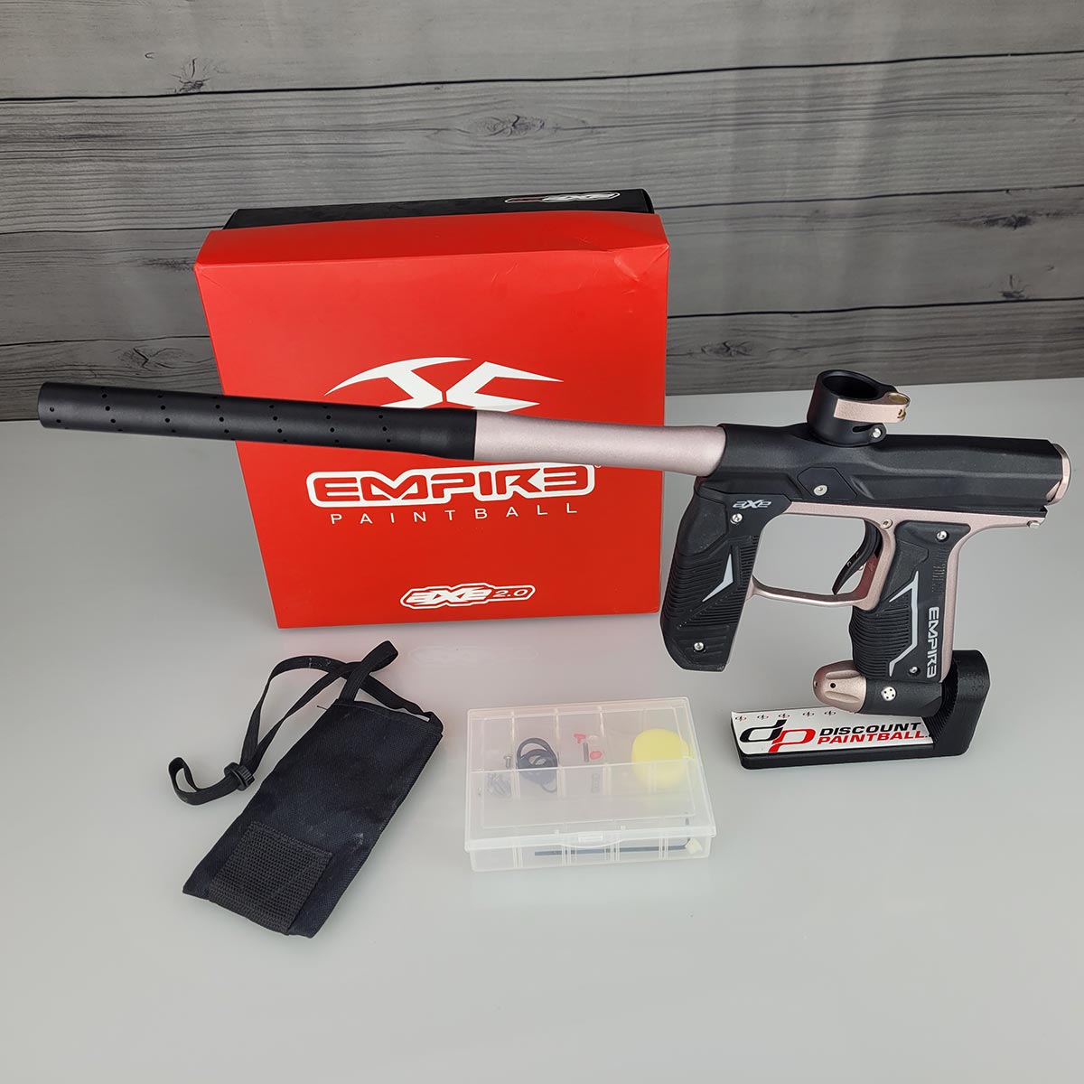 USED Empire Axe 2.0 Paintball Marker Black Tan