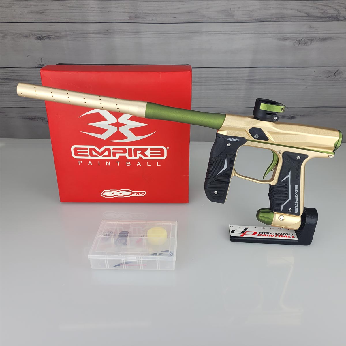USED Empire Axe 2.0 Paintball Marker Tan Olive