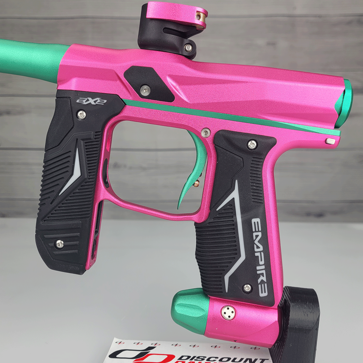 USED Empire Axe 2.0 OLED Paintball Marker Pink Teal