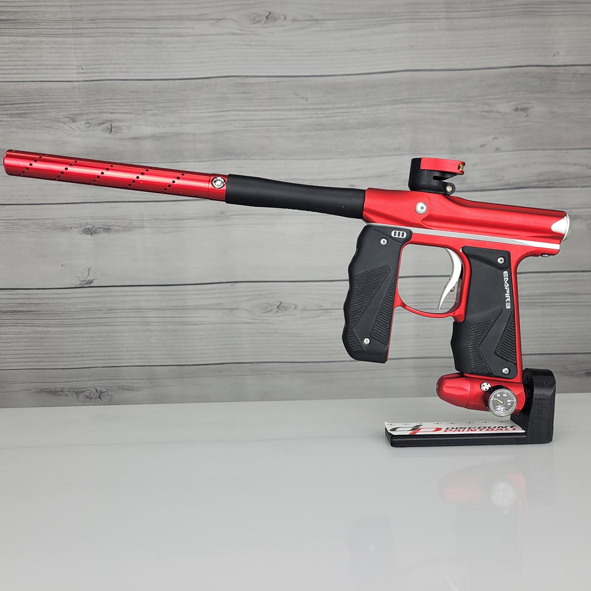 USED Empire Mini GS Red Silver w Freak Barrel