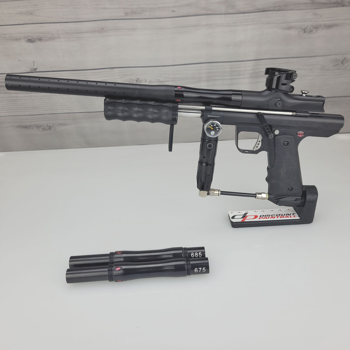 USED Empire Sniper Pump Paintball Marker Black