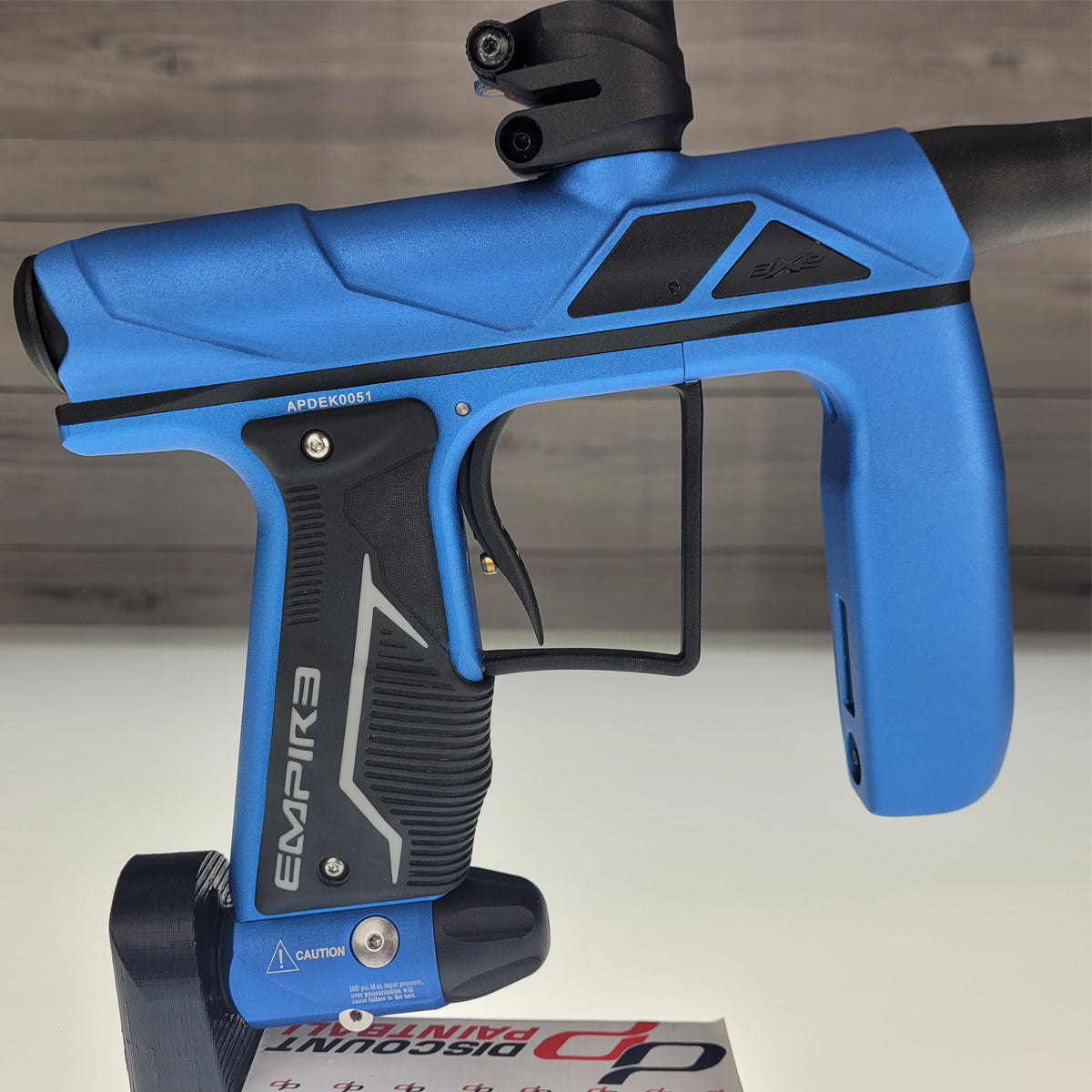 USED Empire Axe Pro Paintball Marker Blue Black