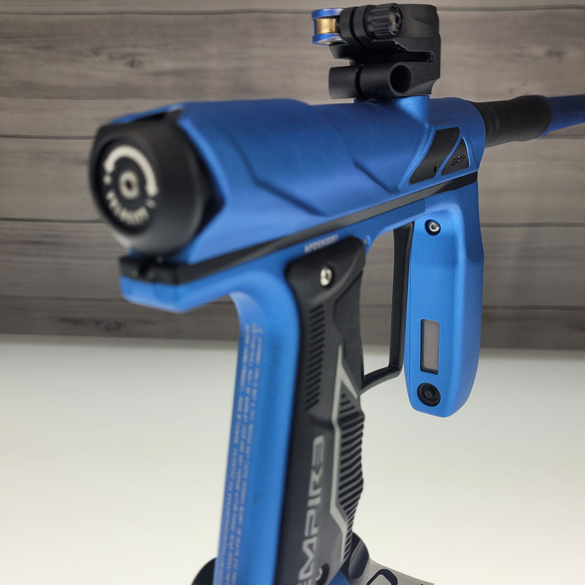 USED Empire Axe Pro Paintball Marker Blue Black
