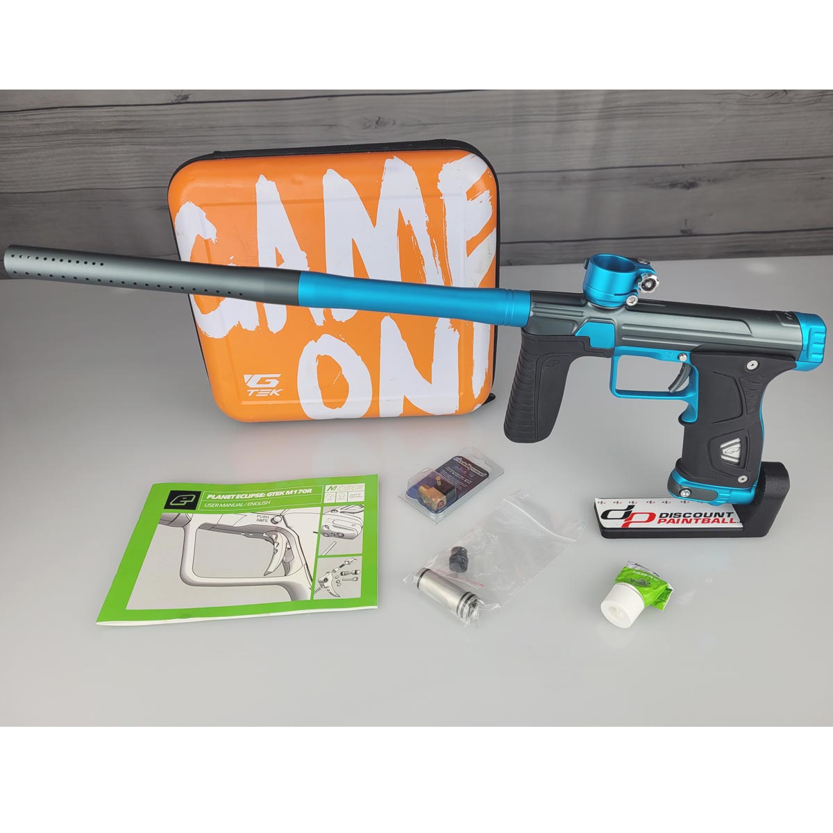 USED Planet Eclipse Gtek M170R Paintball Marker Grey Blue