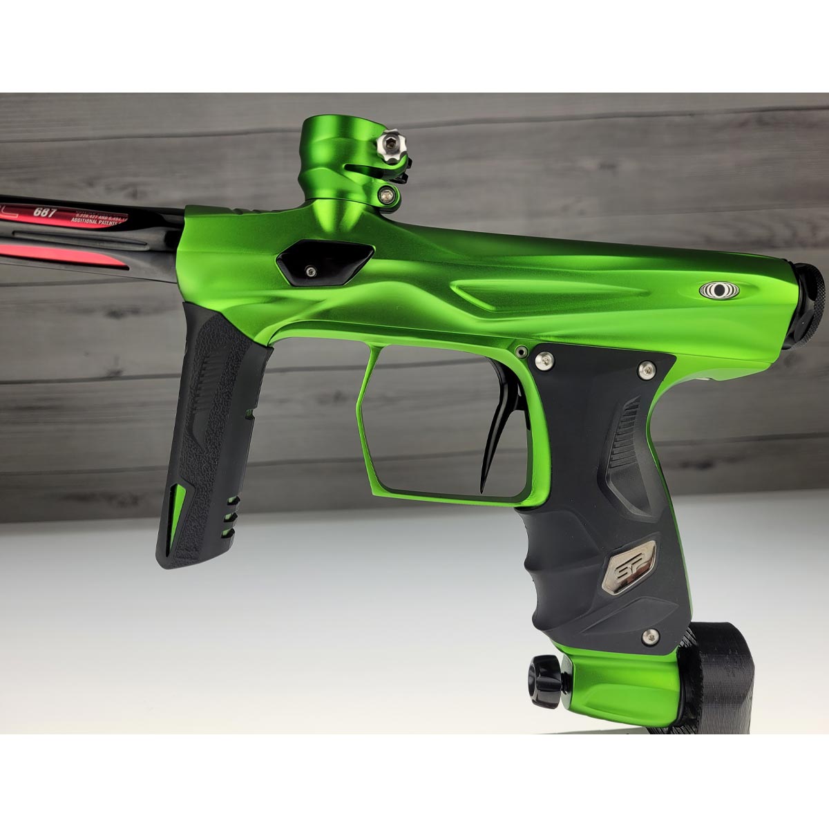 Shocker AMP Paintball Marker Lime w Case USED