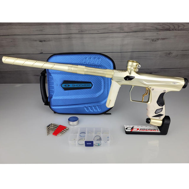 USED Shocker AMP Paintball Marker Gold