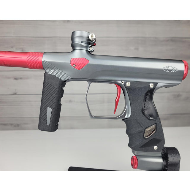 Left side body of USED Shocker Era Paintball Marker Gray Red