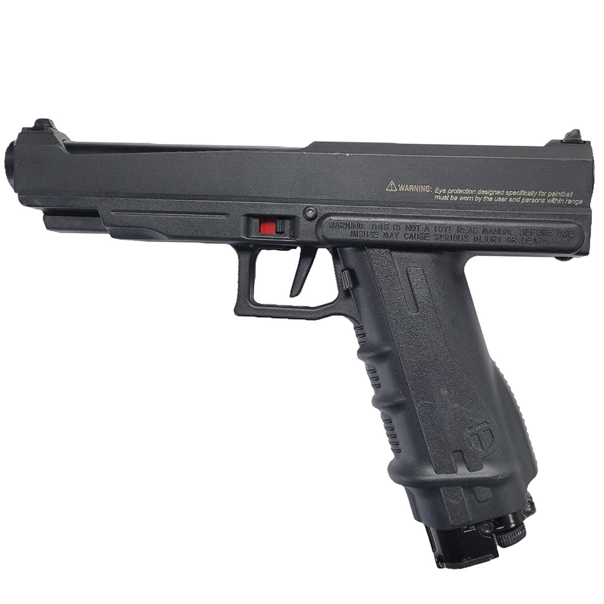 USED Tiberius 8.1 Paintball Pistol Black 2 Mags