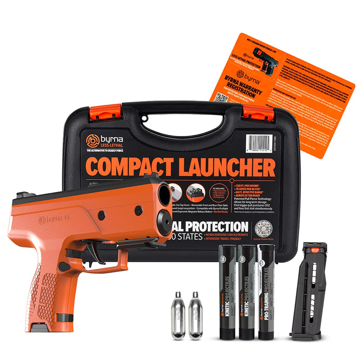 Byrna CL Orange Universal Kit with case