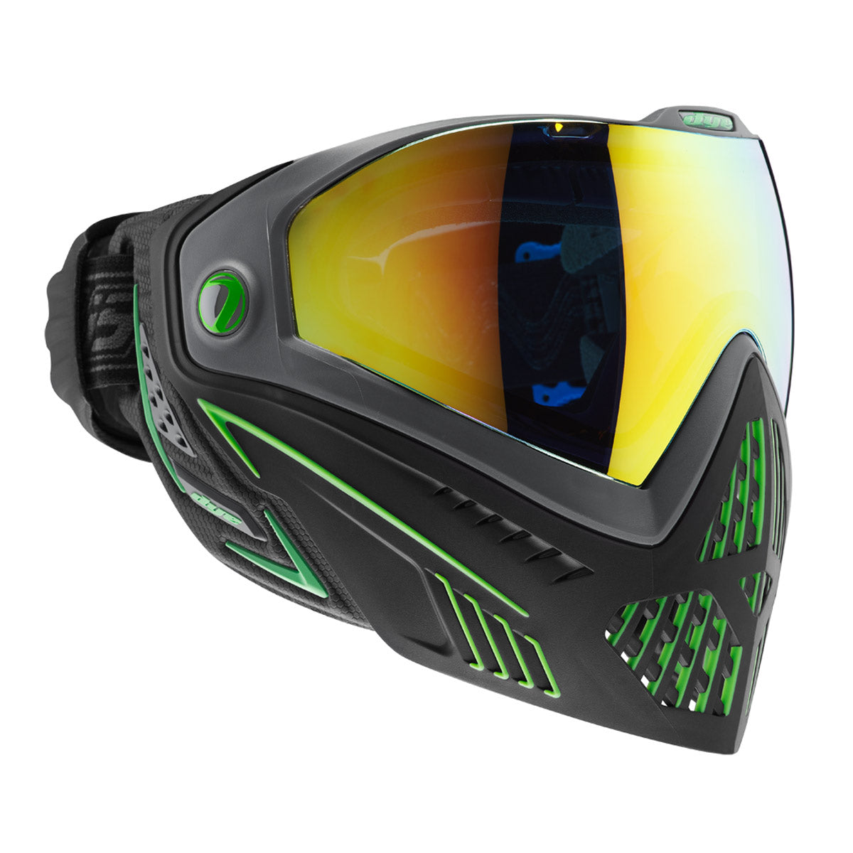 Dye I5 Thermal Paintball Goggles Emerald Black/Lime